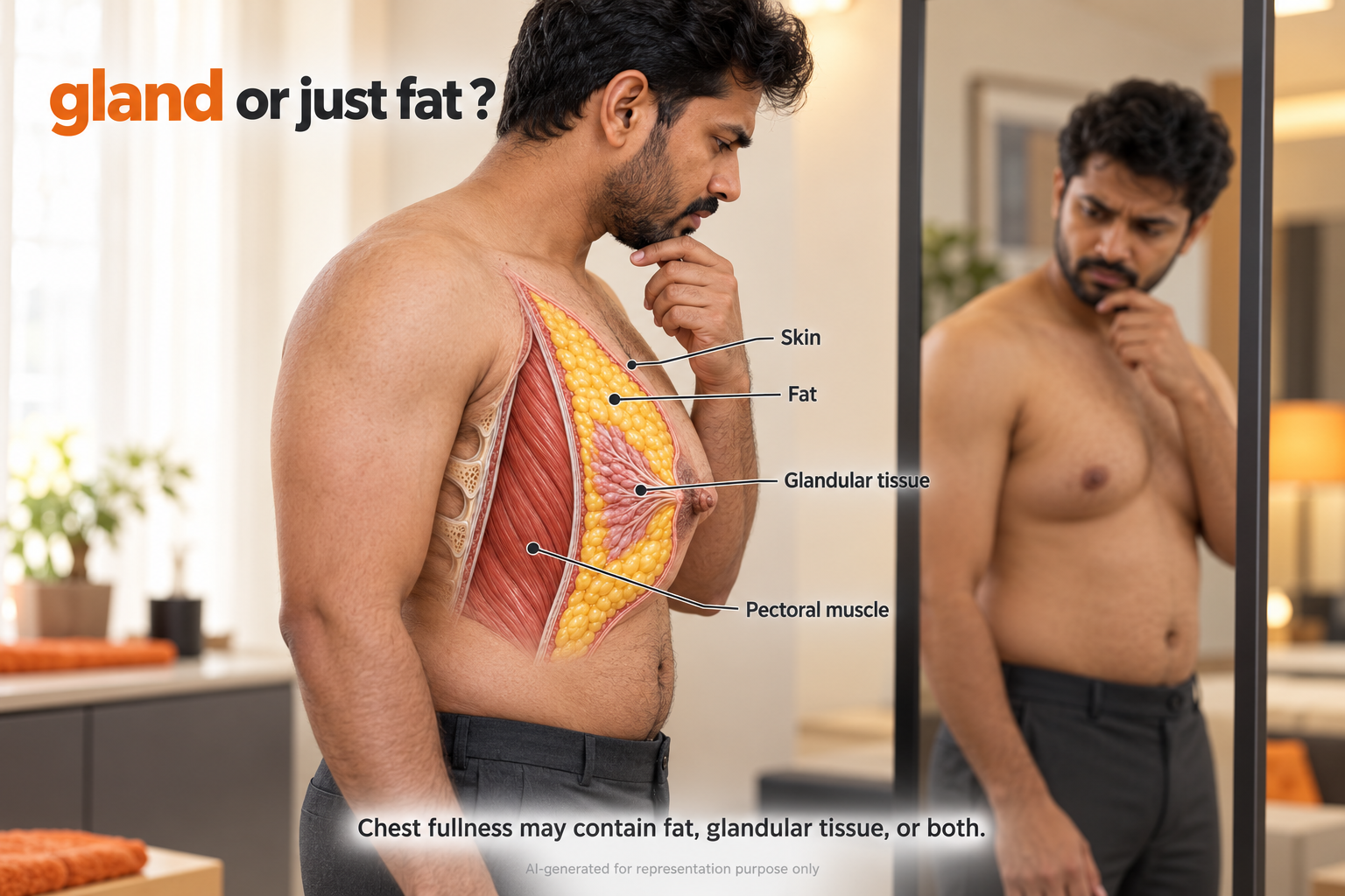 Gynecomastia vs Chest Fat